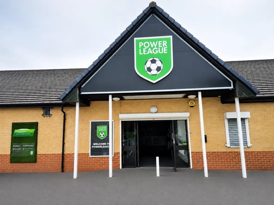 Powerleague five-a-side football centre entrance